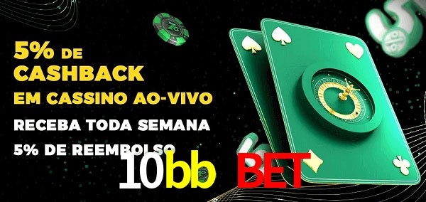 Promoções do cassino ao Vivo 10bb bet